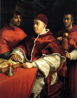 ラファエロの『ローマ教皇レオ10世』
